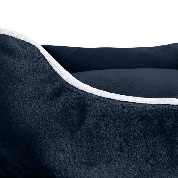 Luxe Black Velvet Dog Bed richpaw.co.uk/
